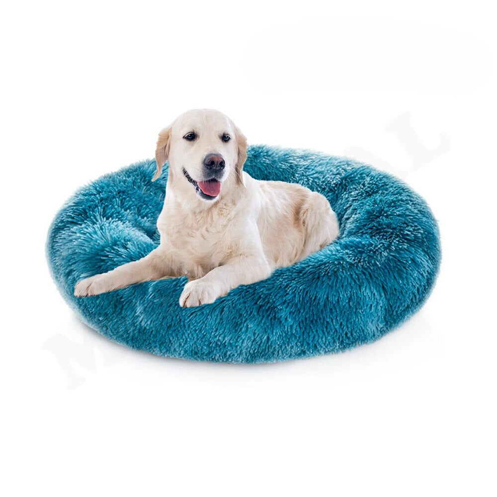 Calming soft washable pet bed