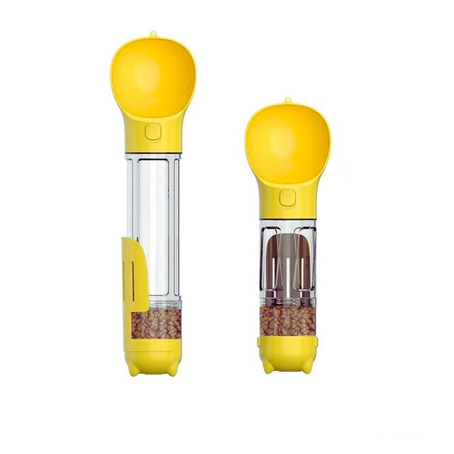 Multifunction pet travel bottle 3 in 1