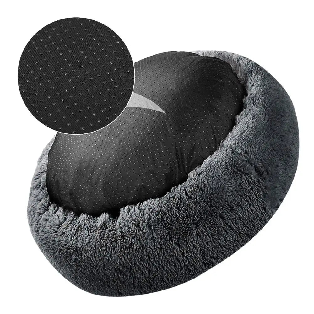 Calming soft washable pet bed