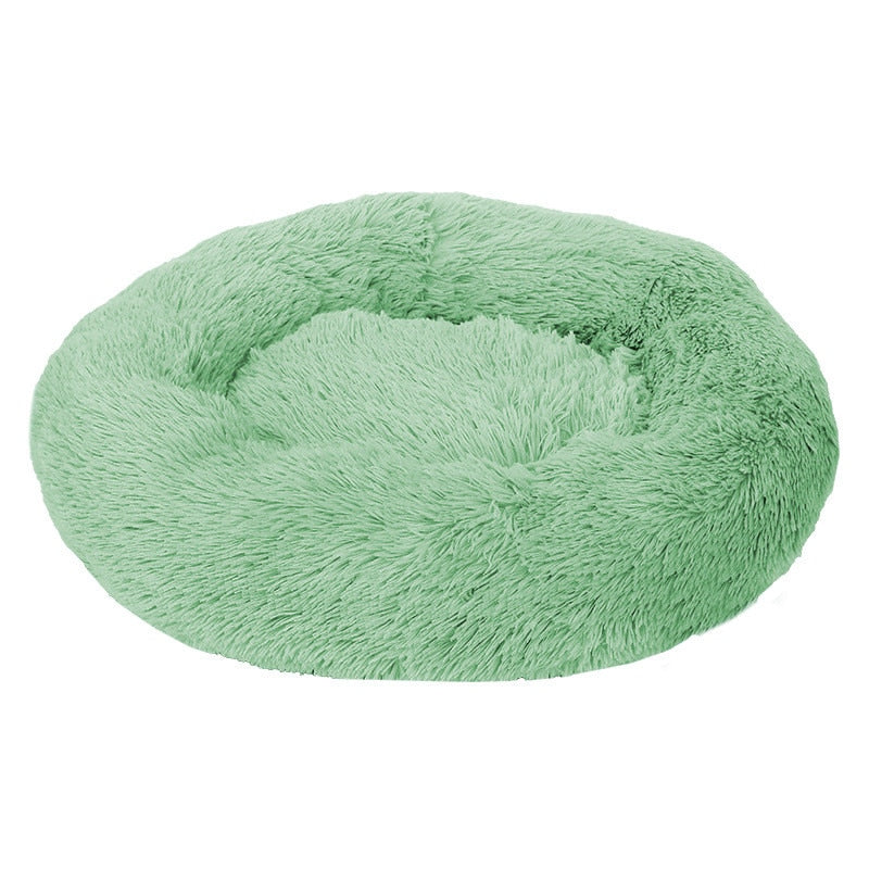 Calming soft washable pet bed