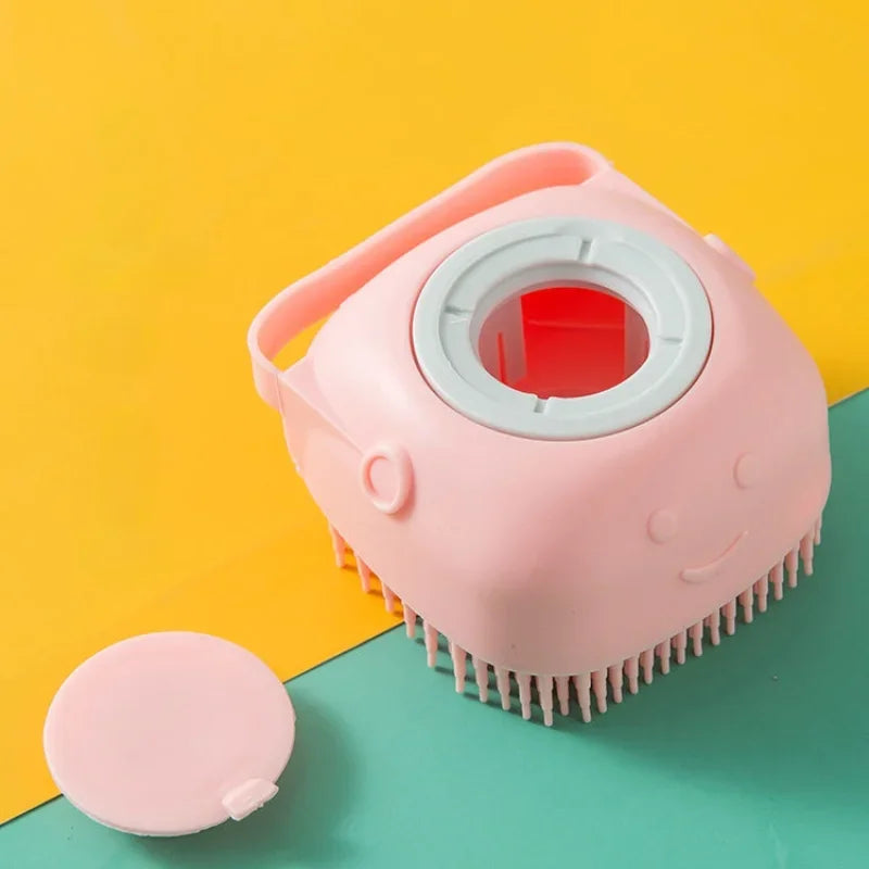 Pet shampoo massager brush