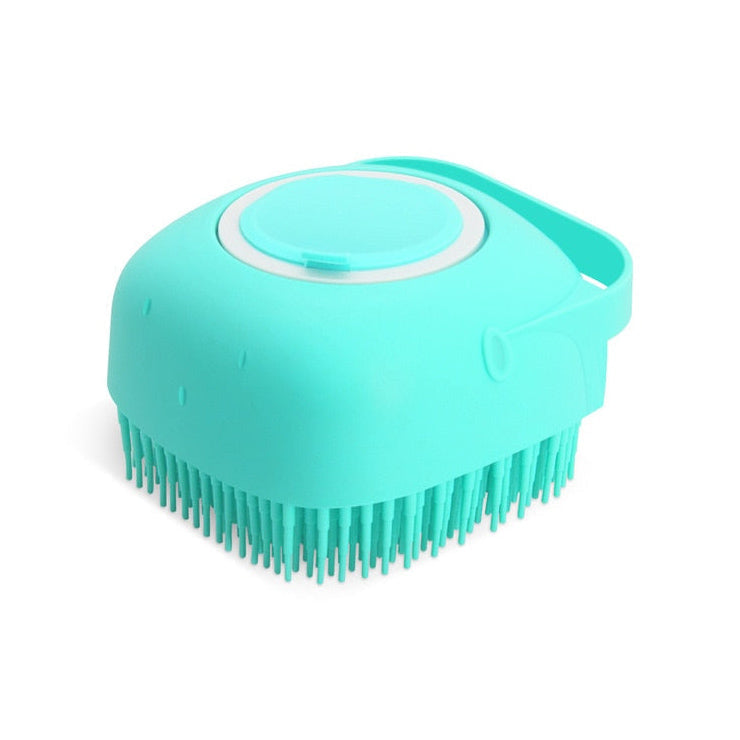 Pet shampoo massager brush