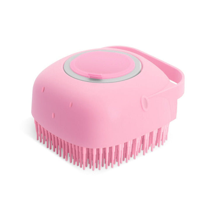 Pet shampoo massager brush