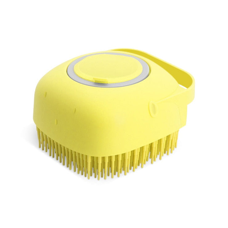 Pet shampoo massager brush