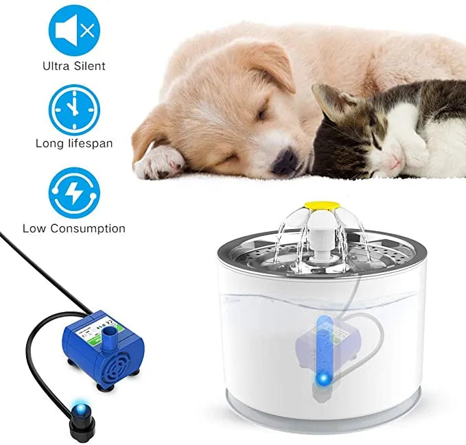 Pet portable USB powered water dispenser