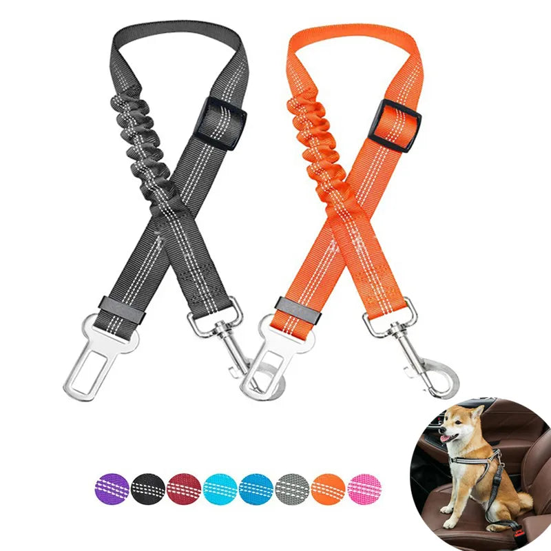 Reflective Adjustable Dog Safety Belt for Car – PawesomeMate